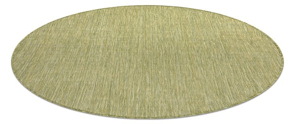 Covor SISAL SION cerc A5165A Melanj țesute plate verde