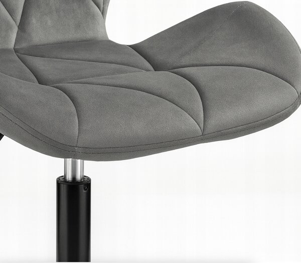 Scaun pivotant de birou ergonomic - catifea Violet