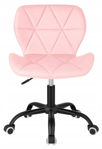 Scaun pivotant de birou ergonomic - catifea Violet