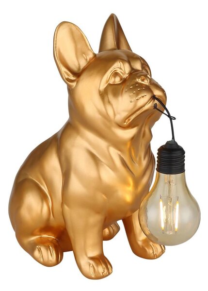 Globo 36333G - Lampă solară LED, 0,06 W/3 V, IP44, auriu (câine)