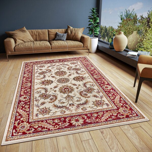 Covor Reni rosu/crem 120/170 cm