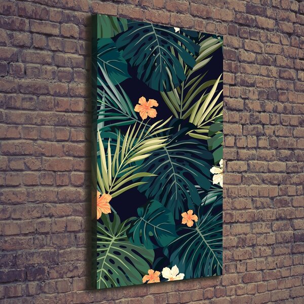 Print pe canvas flori Hawaii