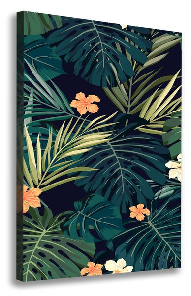Print pe canvas flori Hawaii