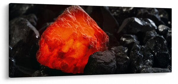 Tablou - Mineral strălucitor (120x50 cm)