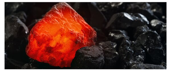Tablou - Mineral strălucitor (120x50 cm)