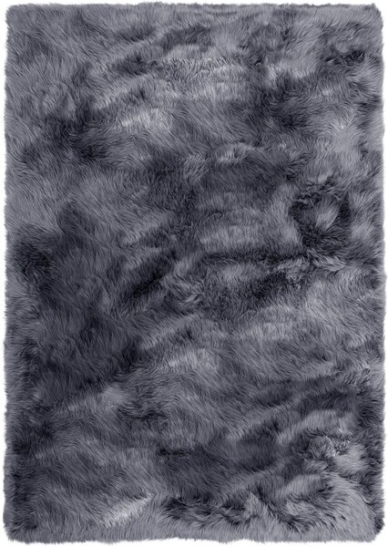 Covor de blana Valeria antracit 60/90 cm