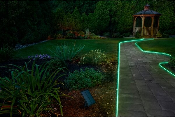 Ledvance - Bandă solară LED RGB reglabilă FLEX MAGIC 5 m LED/1,6W/3,7V IP44 + telecomandă