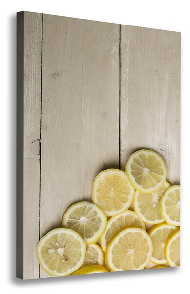 Tablou canvas Lămâi pe lemn