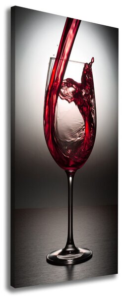 Tablou pe pânză canvas vin rosu