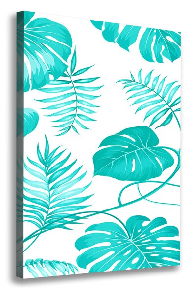 Tablou pe pânză canvas frunze tropicale