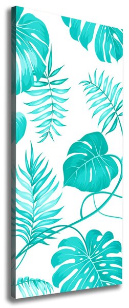 Tablou pe pânză canvas frunze tropicale
