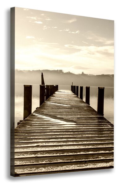Print pe canvas debarcader din lemn