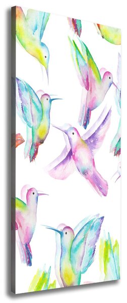 Tablou canvas colibri colorate
