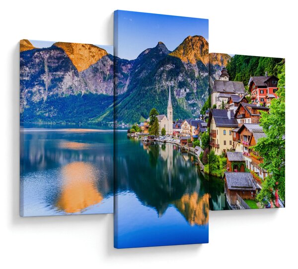 Tablou - Sat alpin (90x60 cm)