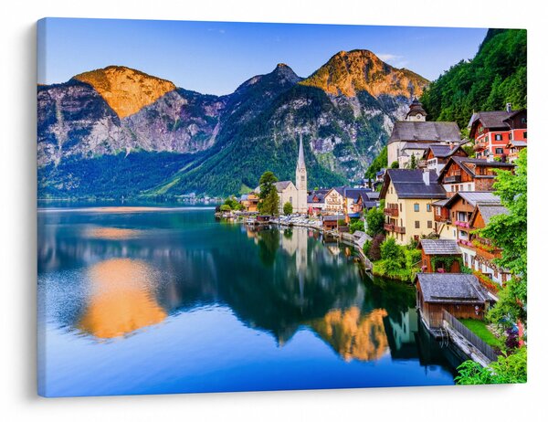 Tablou - Sat alpin (70x50 cm)