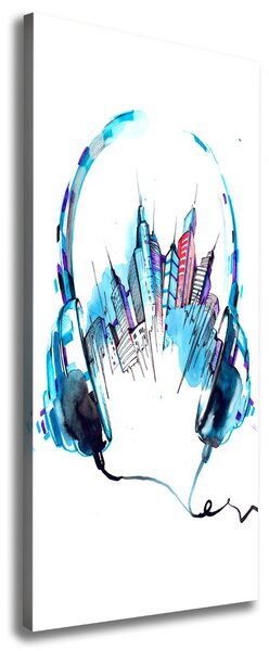 Tablouri tipărite pe pânză city Music