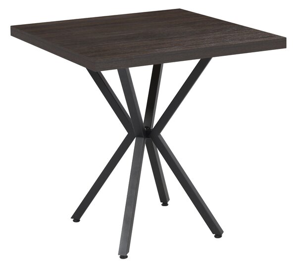 Set Masă fixă Pătrată Artex Wenge cu 2 Scaune Gya Gri