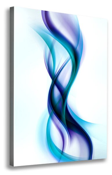 Pictură pe pânză valuri abstracte