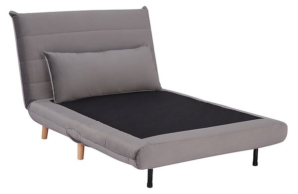 Fotoliu extensibil SPIKE VELVET gri