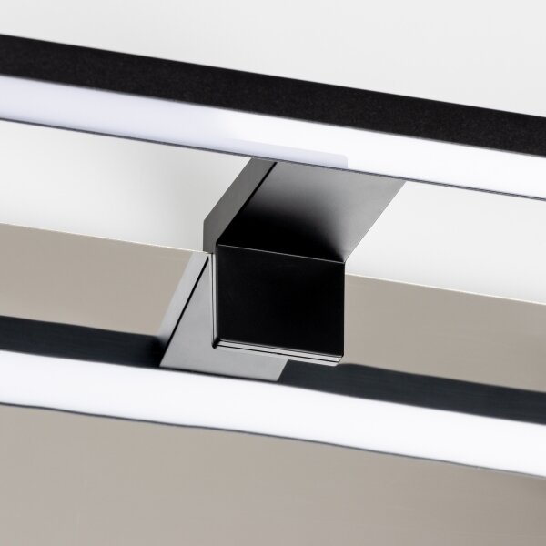 Aigostar - Lumină LED pentru oglindă de baie, 8W, 230V, 4000K, 40 cm, IP44, negru