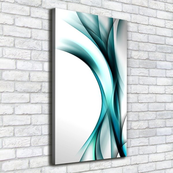 Tablou canvas valuri abstracte