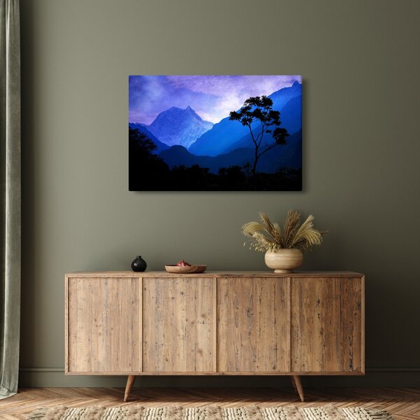 Tablou - Cerul de noapte din Nepal (90x60 cm)