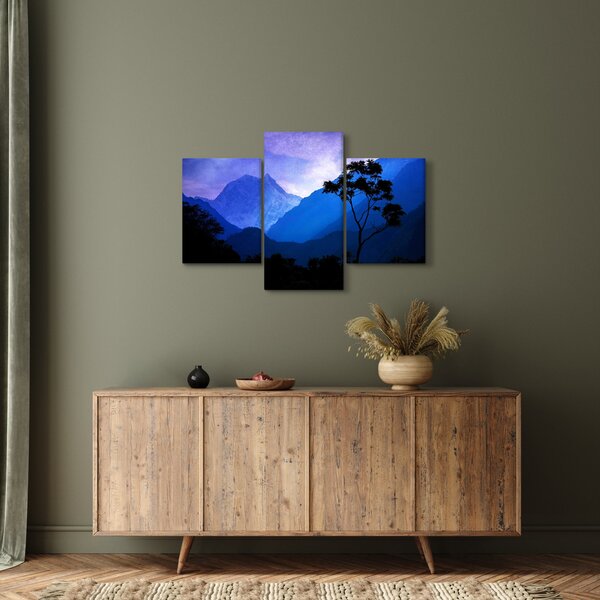 Tablou - Cerul de noapte din Nepal (90x60 cm)