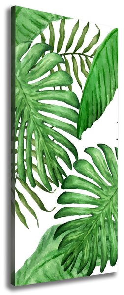 Print pe pânză frunze tropicale