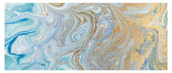 Tablou - Marmură albastră (120x50 cm)