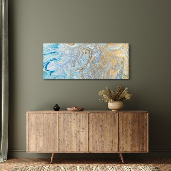 Tablou - Marmură albastră (120x50 cm)