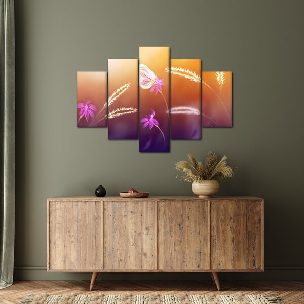 Tablou - Fluture roz (150x105 cm)