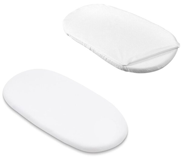 Set cearceaf si protectie impermeabila pentru landou Kidizi, dimensiune 75x35 cm