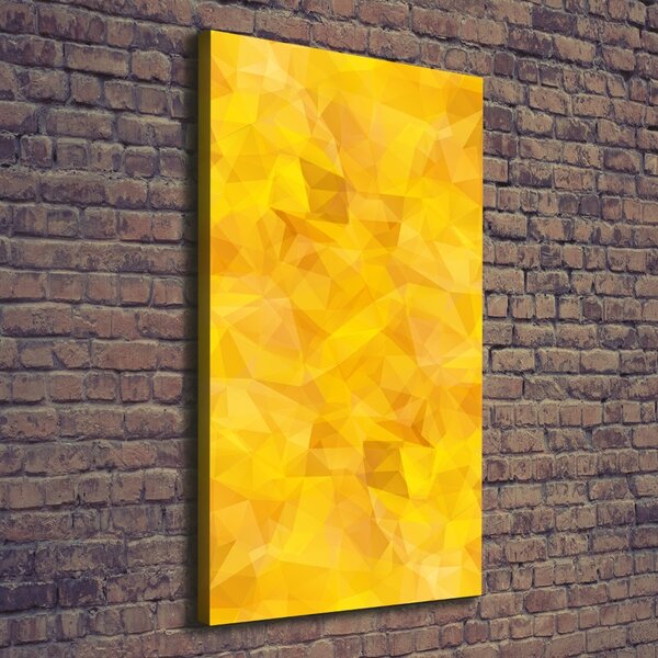 Print pe pânză triunghiuri abstractizare