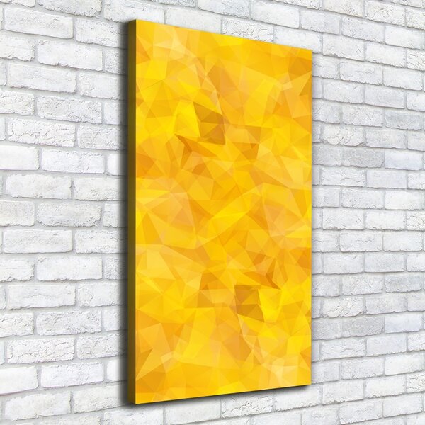 Print pe pânză triunghiuri abstractizare
