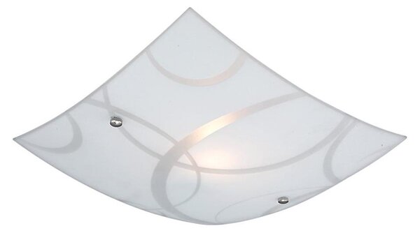Luxera 45123 - Plafoniera ROMERO 1xE27/60W/230V