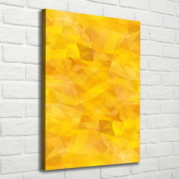 Print pe pânză triunghiuri abstractizare