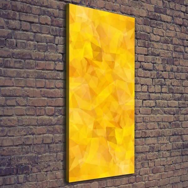 Print pe pânză triunghiuri abstractizare