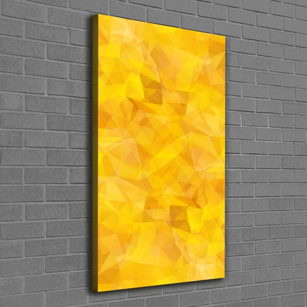 Print pe pânză triunghiuri abstractizare