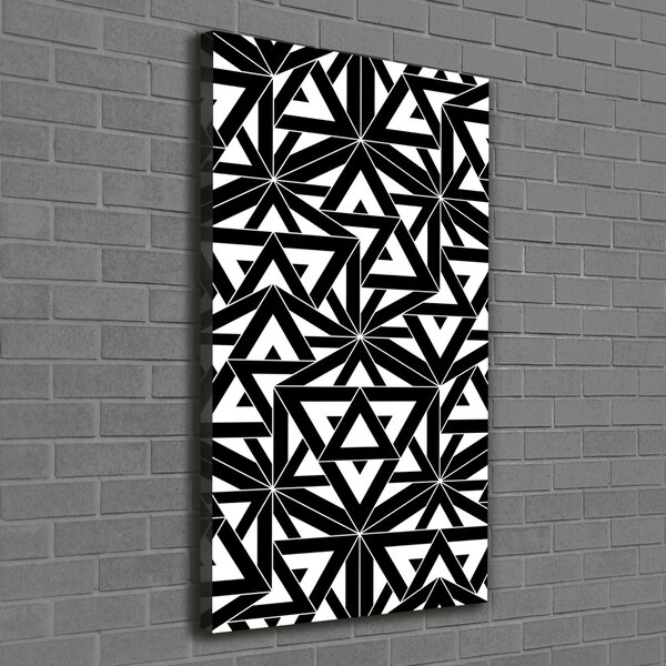 Pictură pe pânză fundal geometrică