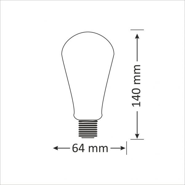Bec LED E27/4W/230V 2000K