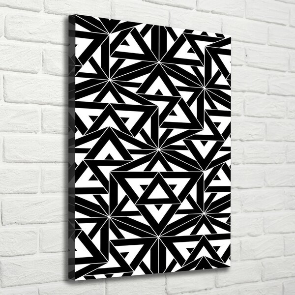 Pictură pe pânză fundal geometrică