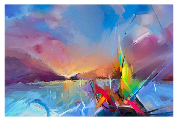 Tablou - Apus de soare (90x60 cm)
