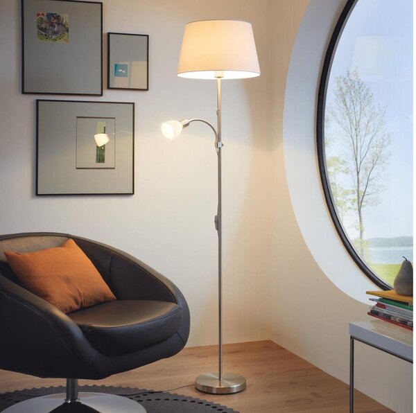 Eglo 95686 - Lampadar CONESA 1xE27/60W + 1xE14/40W