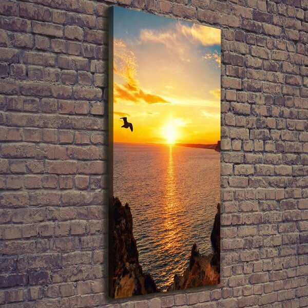 Tablou canvas Apus de soare pe mare