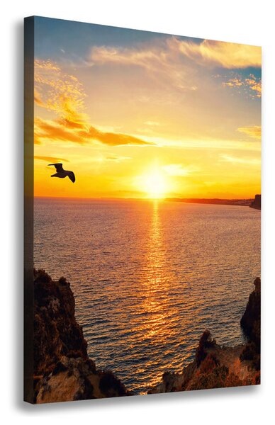 Tablou canvas Apus de soare pe mare
