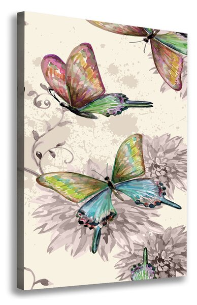 Print pe canvas fluturi colorat