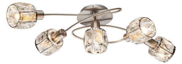 Globo 54356-5 - Lustră aplicată KRIS 5xE14/40W/230V