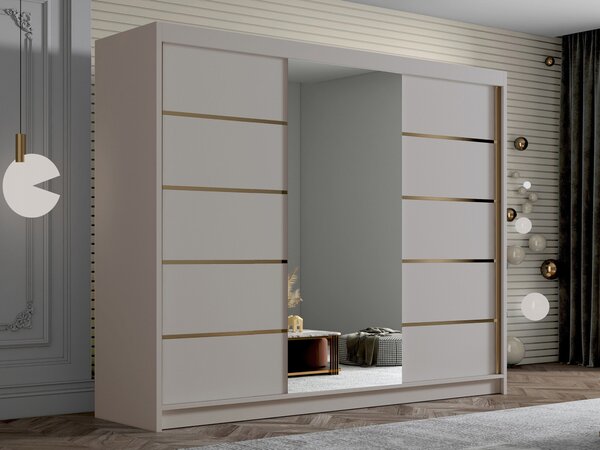 Dulap Closico Veltron IICașmir, 22x25x6cm, Uși dulapUși dulap: Glisante