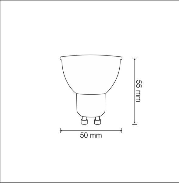 Bec LED 1xGU10/3,5W/230V 3000K