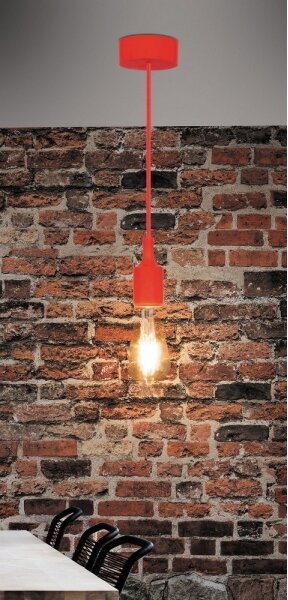 Rabalux 1414 - Lampa suspendata ROXY E27/40W rosu